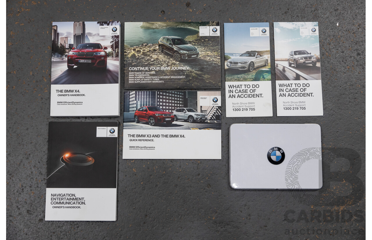 8/2015 BMW X4 Xdrive 20d (AWD) F26 MY15 5d Coupe White Turbo Diesel 2.0L