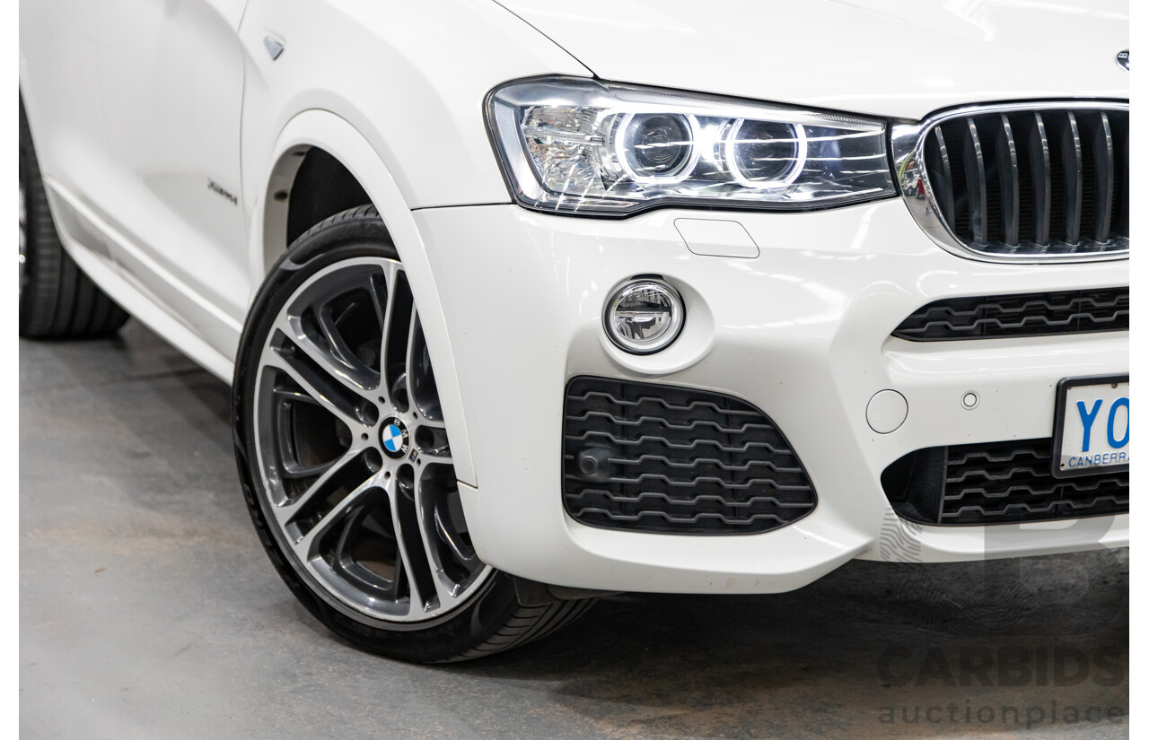 8/2015 BMW X4 Xdrive 20d (AWD) F26 MY15 5d Coupe White Turbo Diesel 2.0L