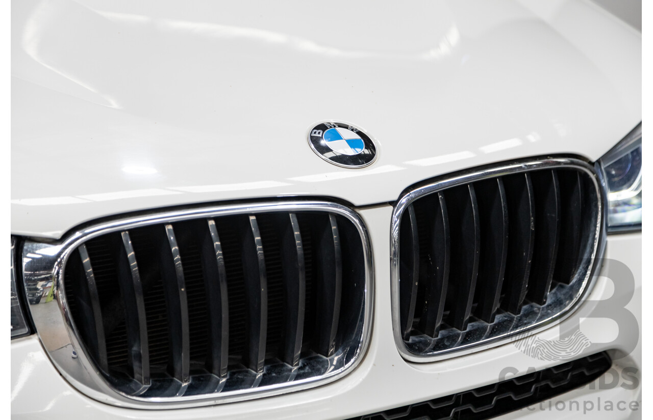 8/2015 BMW X4 Xdrive 20d (AWD) F26 MY15 5d Coupe White Turbo Diesel 2.0L