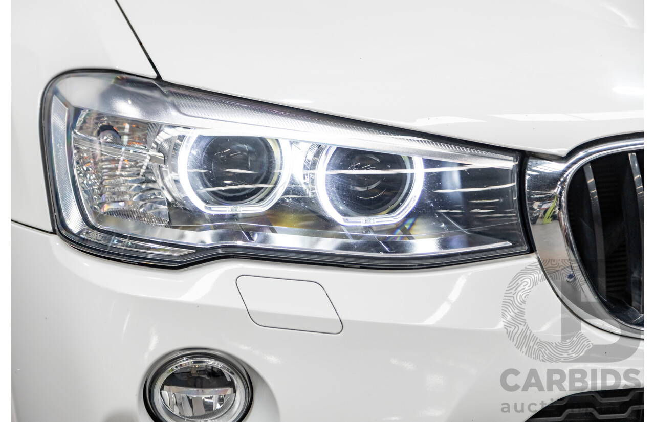 8/2015 BMW X4 Xdrive 20d (AWD) F26 MY15 5d Coupe White Turbo Diesel 2.0L