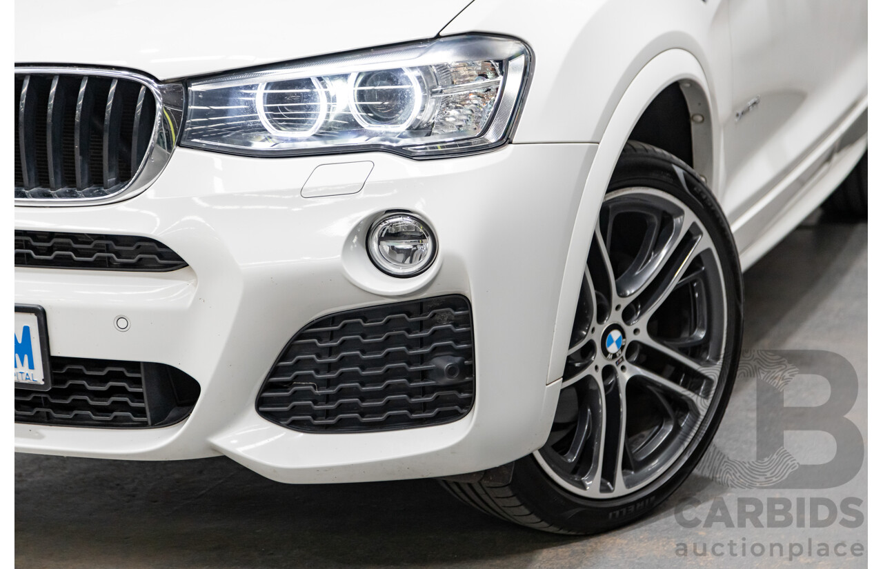 8/2015 BMW X4 Xdrive 20d (AWD) F26 MY15 5d Coupe White Turbo Diesel 2.0L