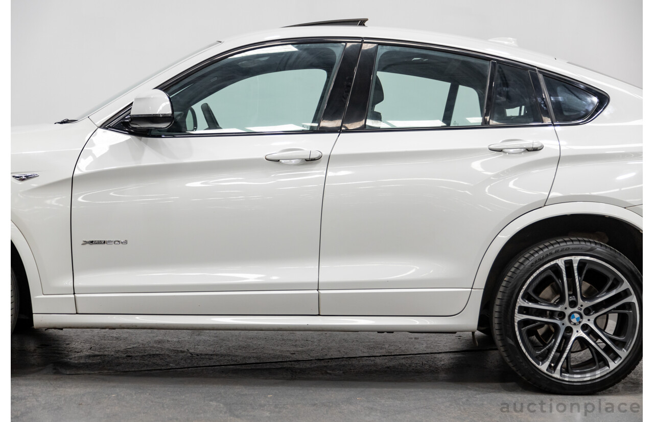 8/2015 BMW X4 Xdrive 20d (AWD) F26 MY15 5d Coupe White Turbo Diesel 2.0L