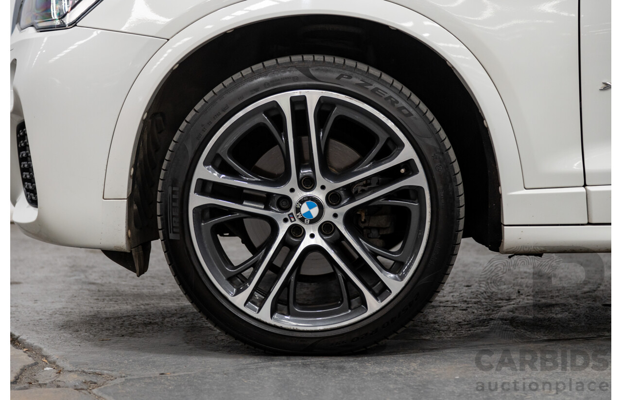 8/2015 BMW X4 Xdrive 20d (AWD) F26 MY15 5d Coupe White Turbo Diesel 2.0L