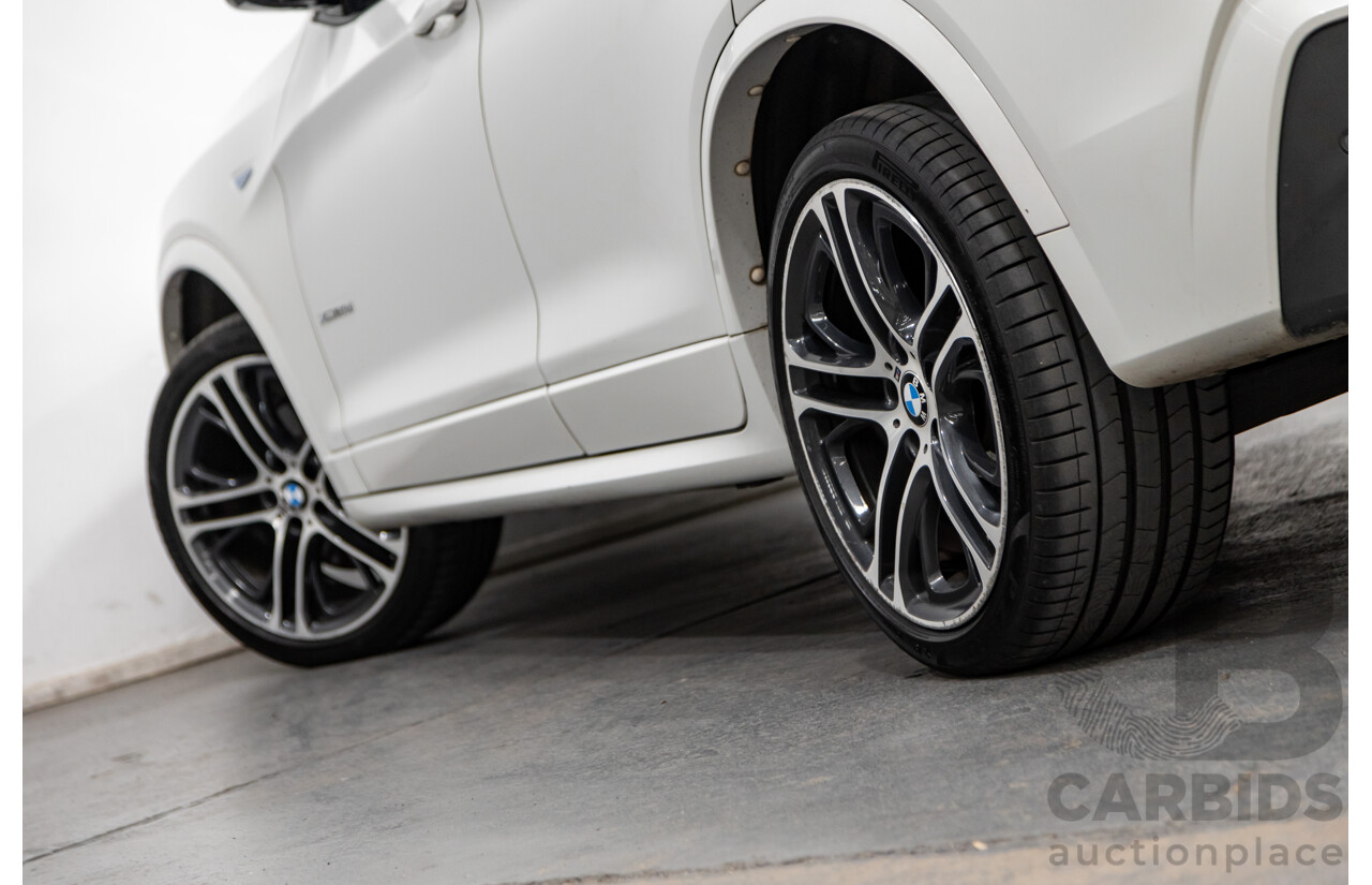 8/2015 BMW X4 Xdrive 20d (AWD) F26 MY15 5d Coupe White Turbo Diesel 2.0L
