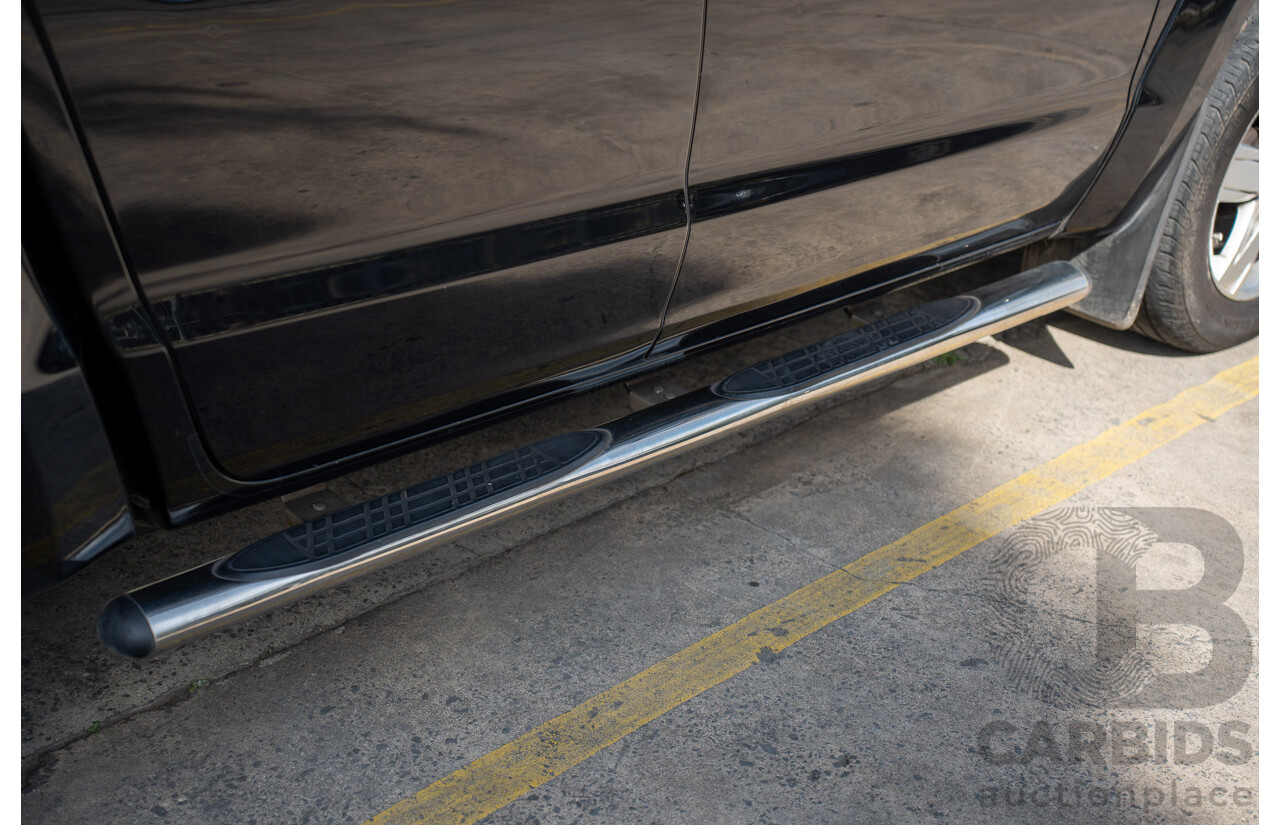 09/2017 Volkswagen Amarok TDI550 Highline (4x4) 2H MY18 4d Dual Cab Utility Deep Black Pearl Turbo Diesel V6 3.0L