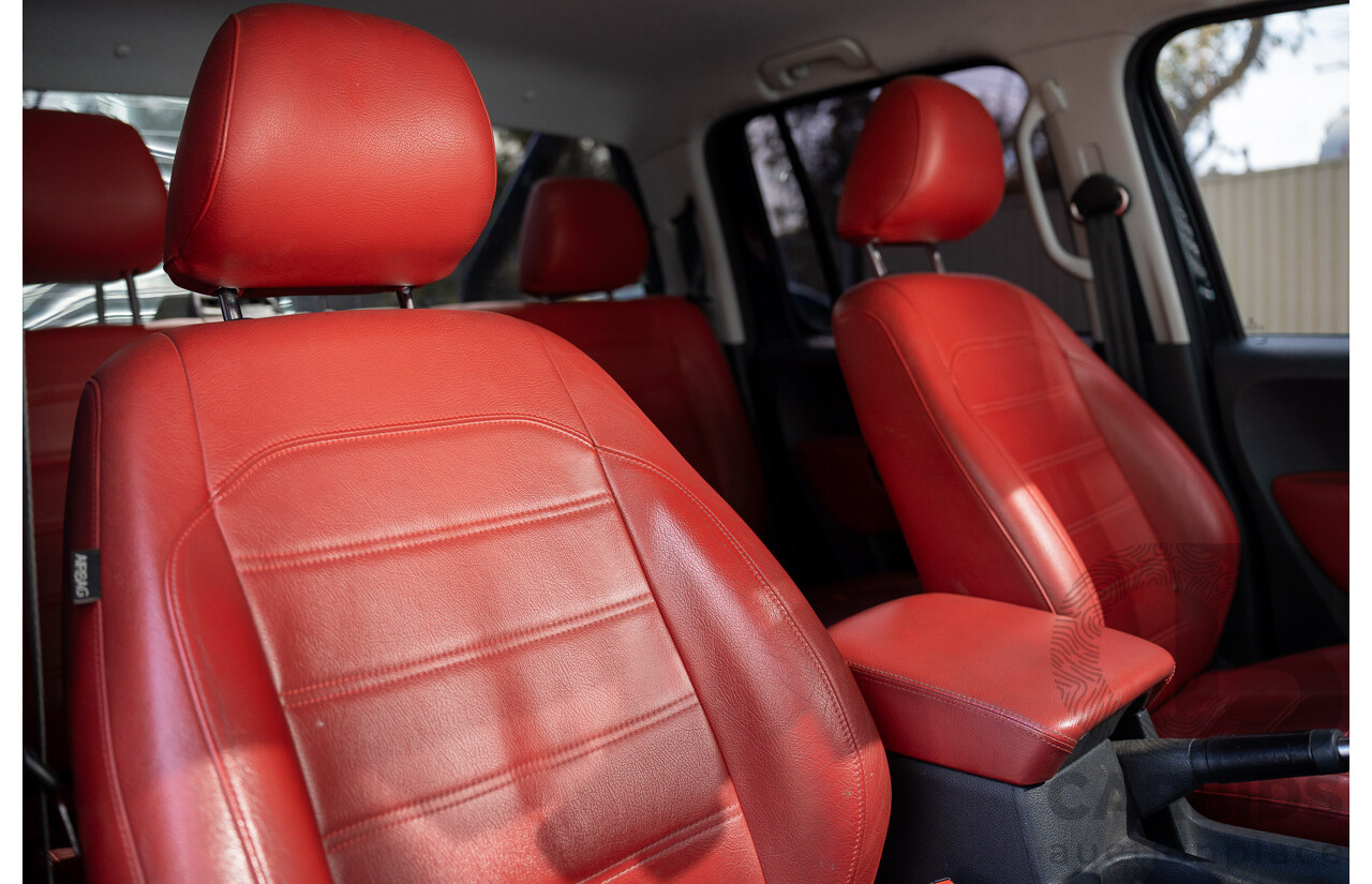 09/2017 Volkswagen Amarok TDI550 Highline (4x4) 2H MY18 4d Dual Cab Utility Deep Black Pearl Turbo Diesel V6 3.0L