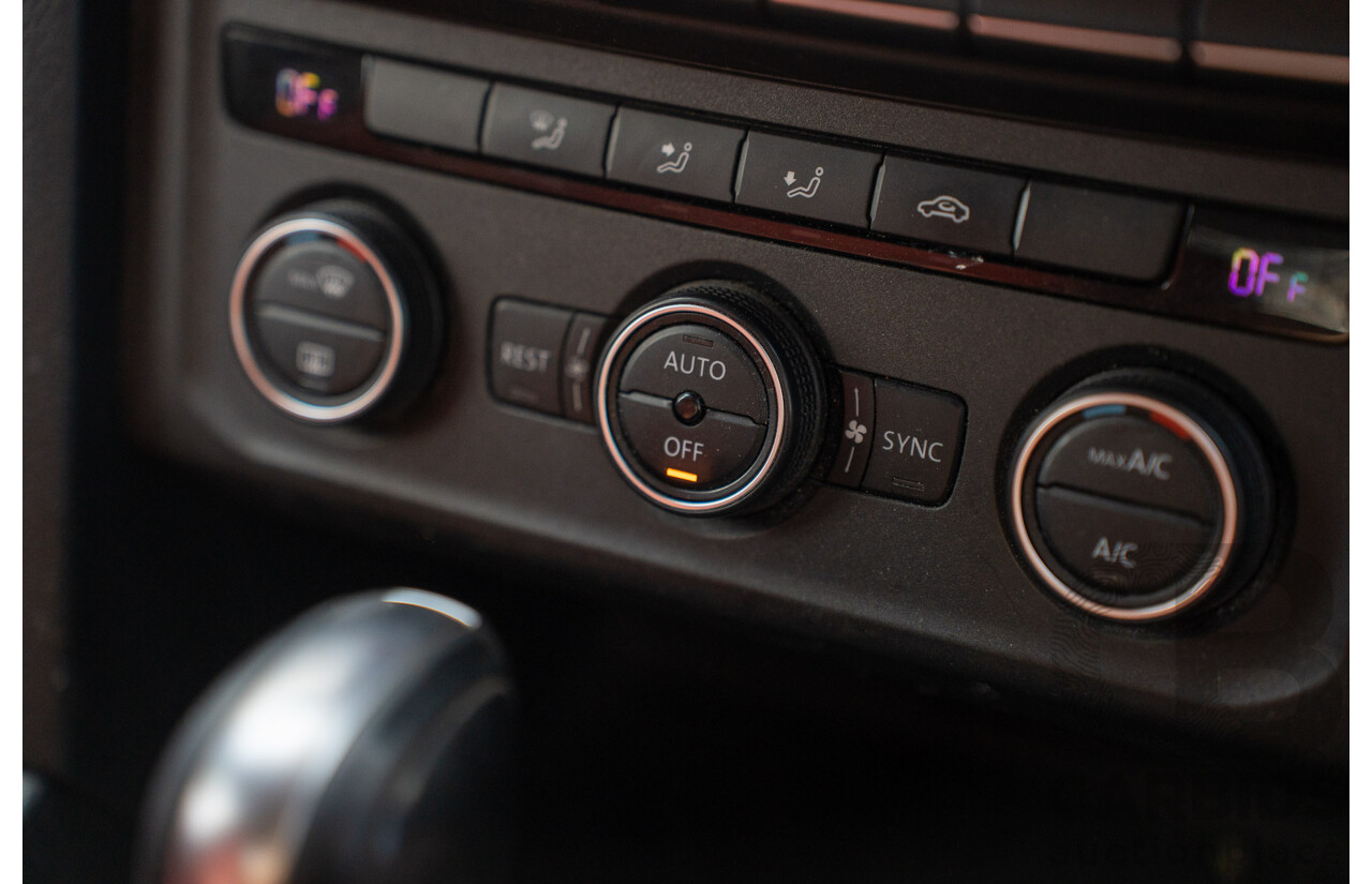 09/2017 Volkswagen Amarok TDI550 Highline (4x4) 2H MY18 4d Dual Cab Utility Deep Black Pearl Turbo Diesel V6 3.0L