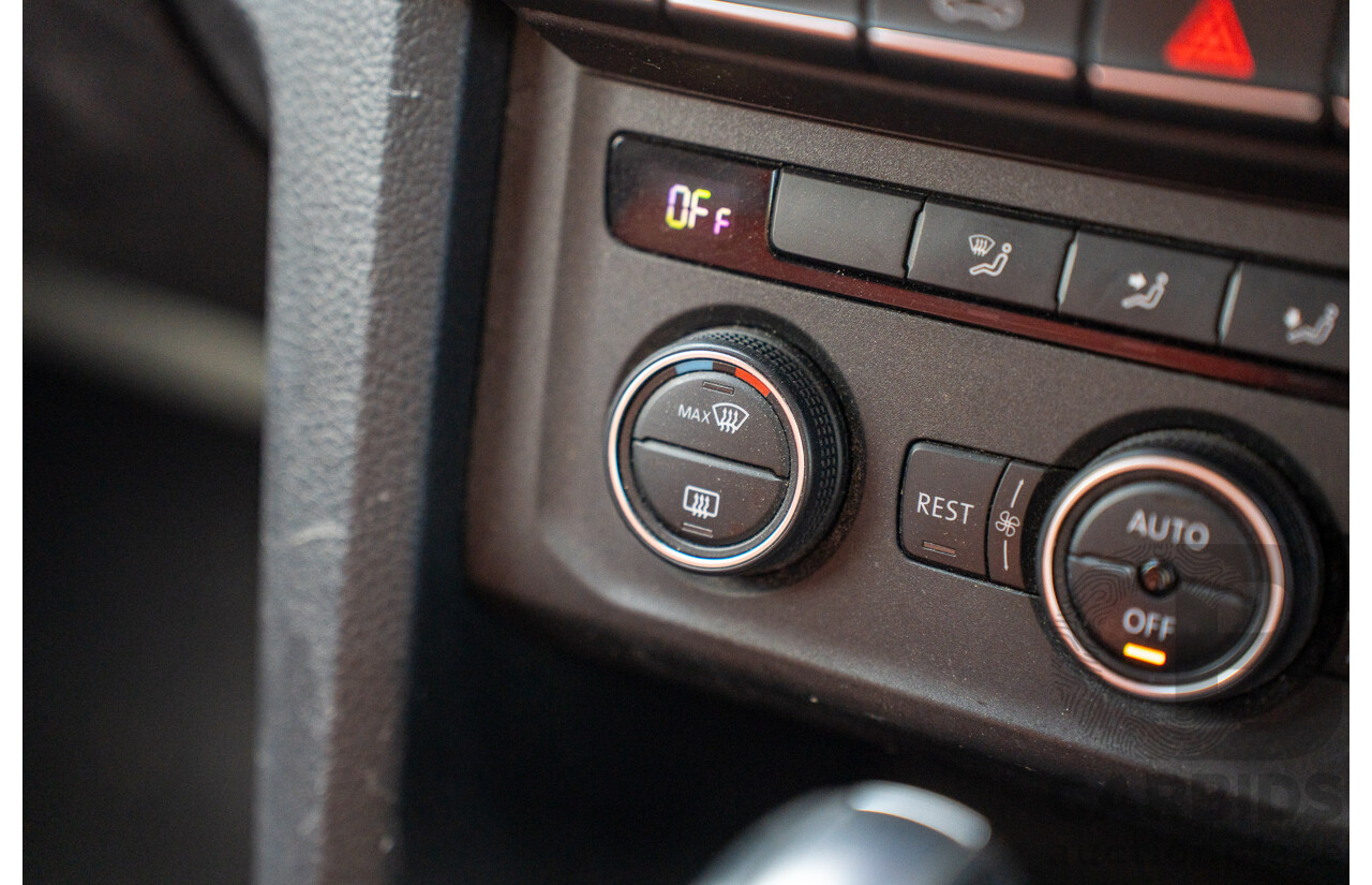 09/2017 Volkswagen Amarok TDI550 Highline (4x4) 2H MY18 4d Dual Cab Utility Deep Black Pearl Turbo Diesel V6 3.0L