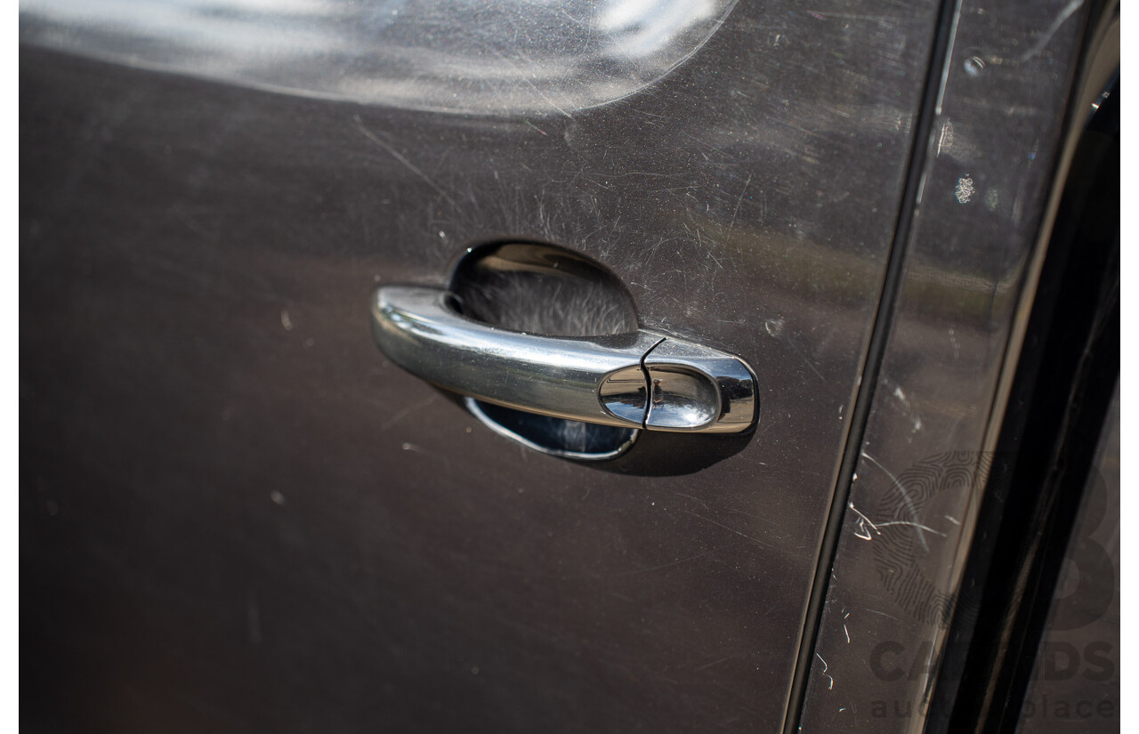 09/2017 Volkswagen Amarok TDI550 Highline (4x4) 2H MY18 4d Dual Cab Utility Deep Black Pearl Turbo Diesel V6 3.0L