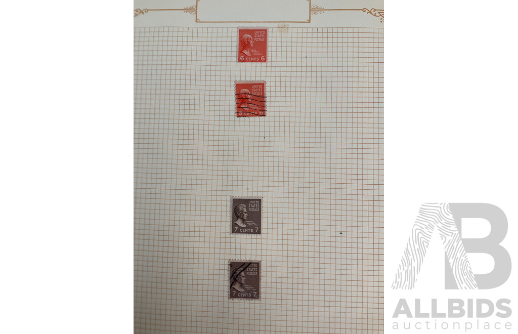 Collection of USA 1930's Stamps Including Presidential Sets, Hawaii, Puerto Rico, Mint Hinged Annual Philatelic Specials