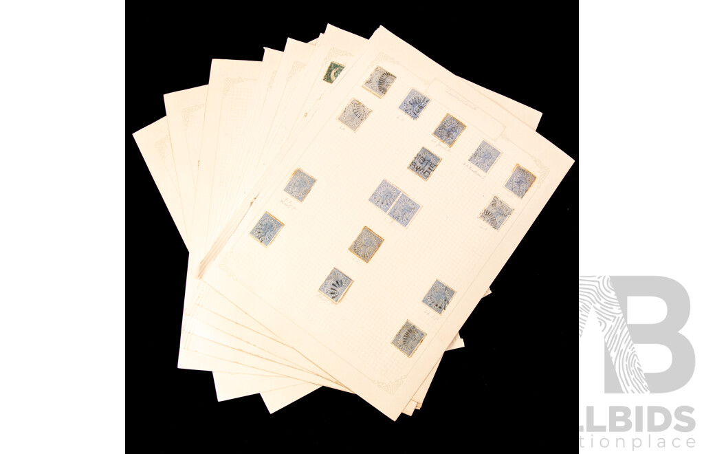 Collection of Australian Colonial Queensland QV Stamps