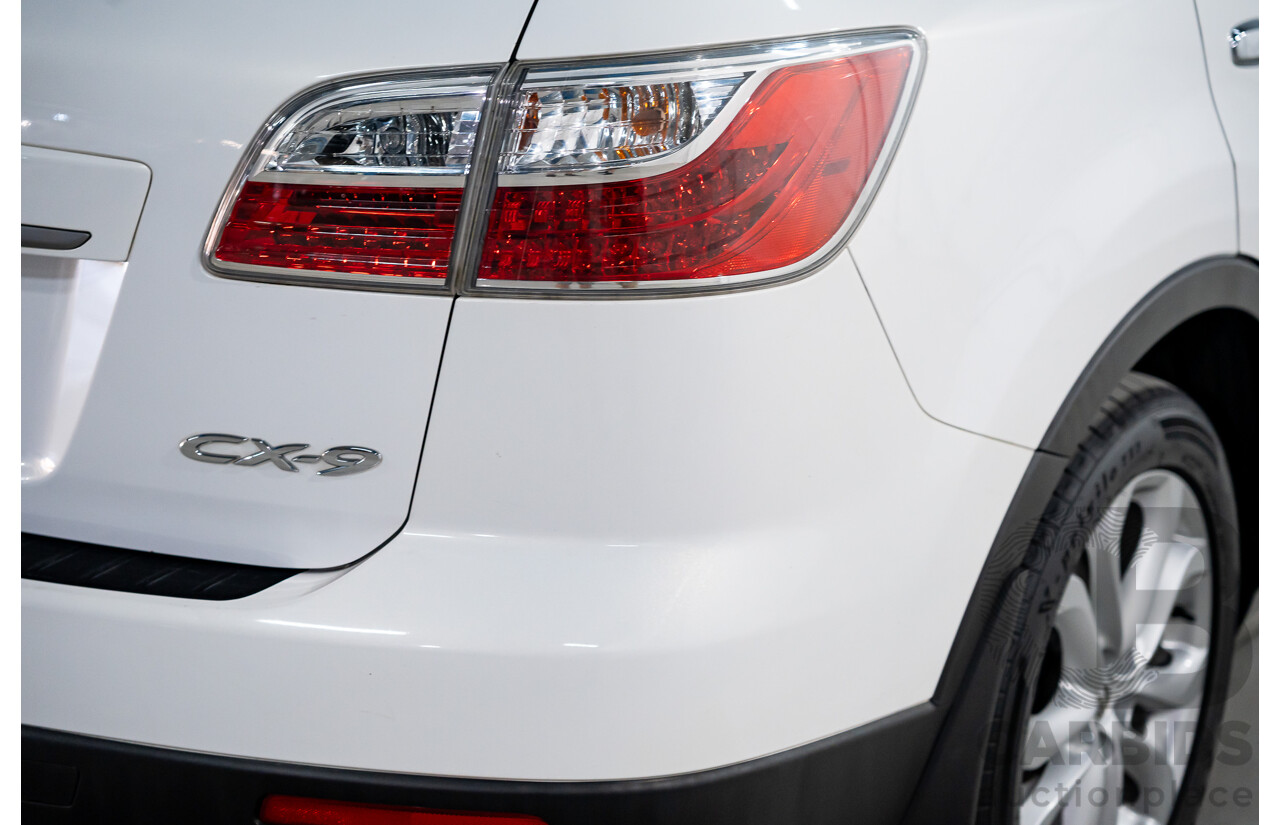 3/2012 Mazda Cx-9 Luxury MY10 Upgrade 4d Wagon Crystal White Pearl V6 3.7L - 7 Seater