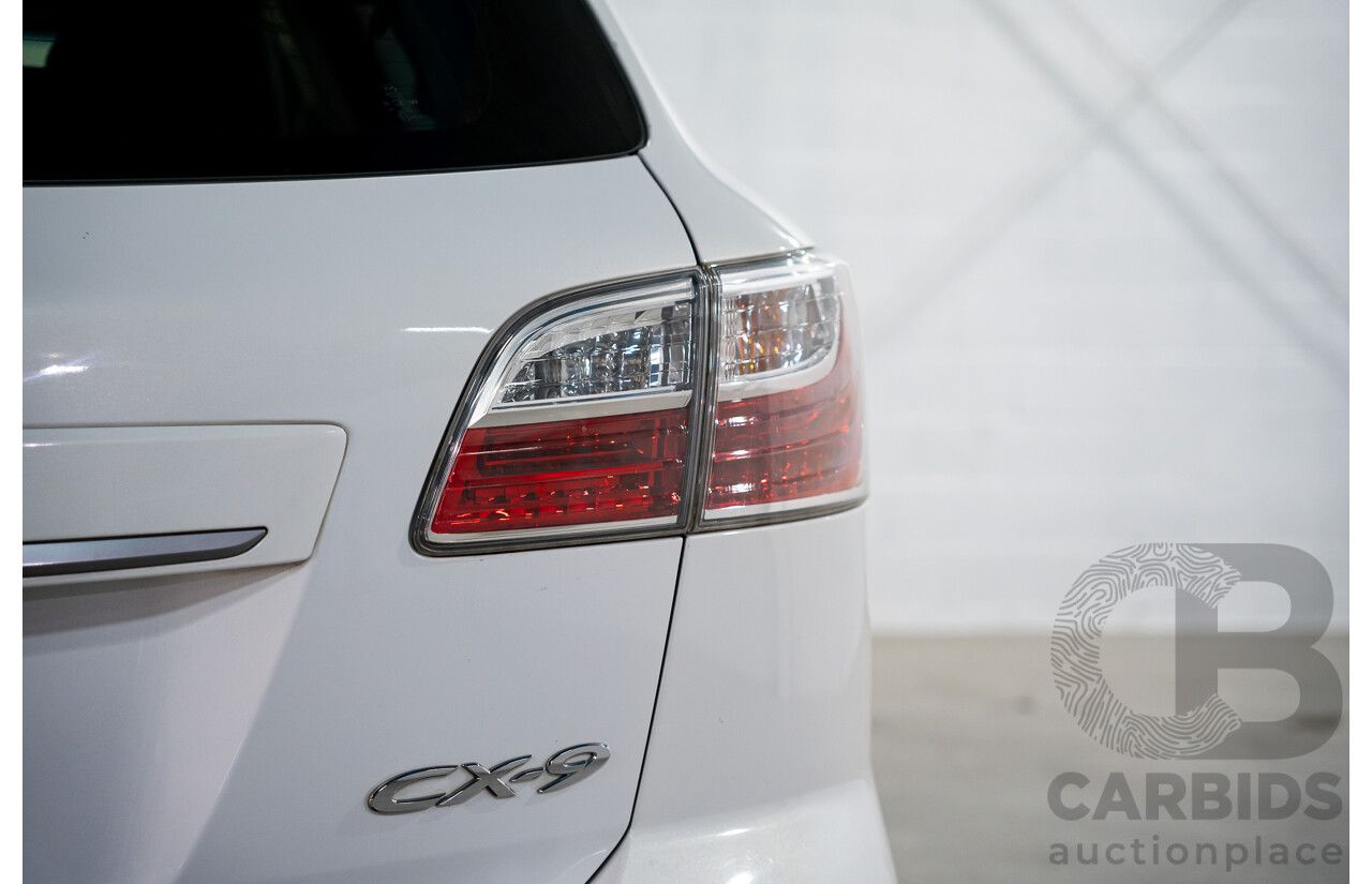 3/2012 Mazda Cx-9 Luxury MY10 Upgrade 4d Wagon Crystal White Pearl V6 3.7L - 7 Seater