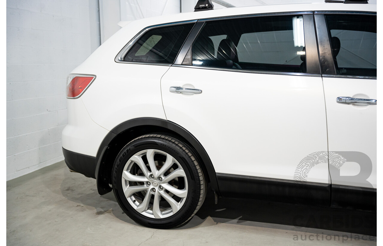 3/2012 Mazda Cx-9 Luxury MY10 Upgrade 4d Wagon Crystal White Pearl V6 3.7L - 7 Seater