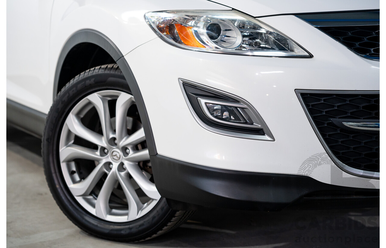 3/2012 Mazda Cx-9 Luxury MY10 Upgrade 4d Wagon Crystal White Pearl V6 3.7L - 7 Seater