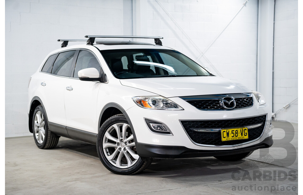 3/2012 Mazda Cx-9 Luxury MY10 Upgrade 4d Wagon Crystal White Pearl V6 3.7L - 7 Seater