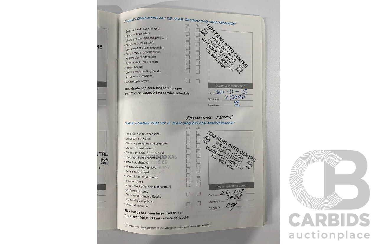 3/2012 Mazda Cx-9 Luxury MY10 Upgrade 4d Wagon Crystal White Pearl V6 3.7L - 7 Seater