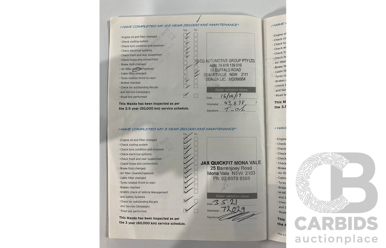 3/2012 Mazda Cx-9 Luxury MY10 Upgrade 4d Wagon Crystal White Pearl V6 3.7L - 7 Seater