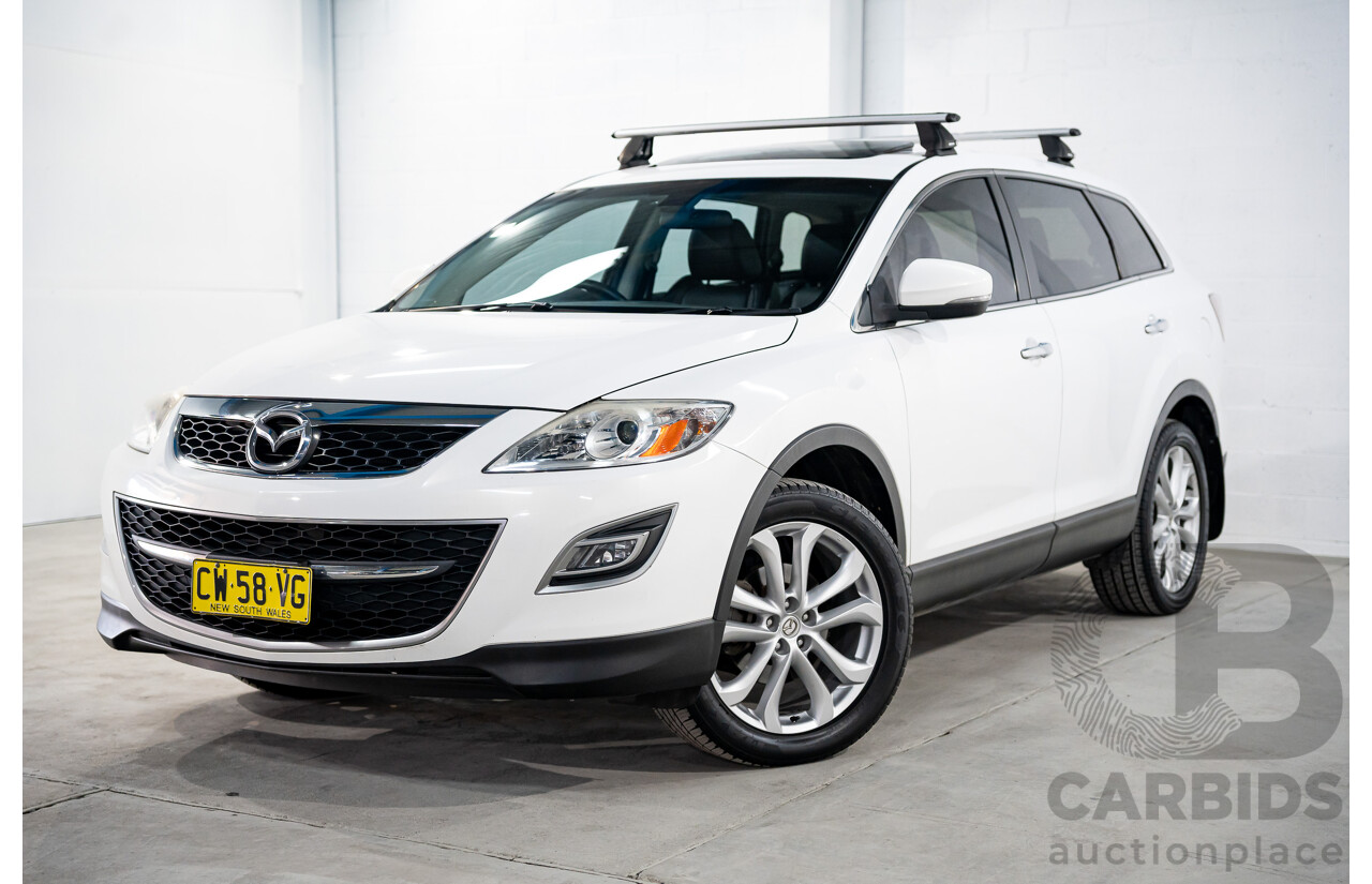 3/2012 Mazda Cx-9 Luxury MY10 Upgrade 4d Wagon Crystal White Pearl V6 3.7L - 7 Seater