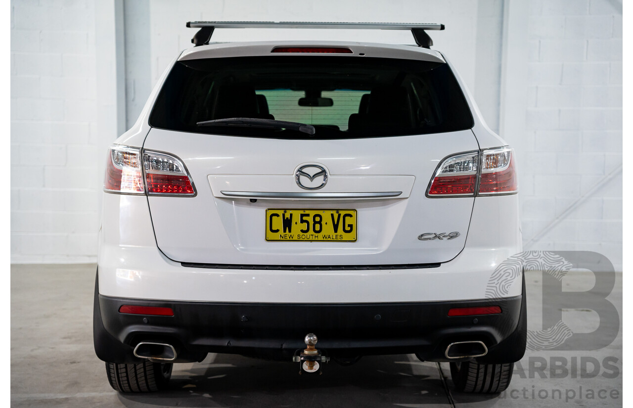 3/2012 Mazda Cx-9 Luxury MY10 Upgrade 4d Wagon Crystal White Pearl V6 3.7L - 7 Seater