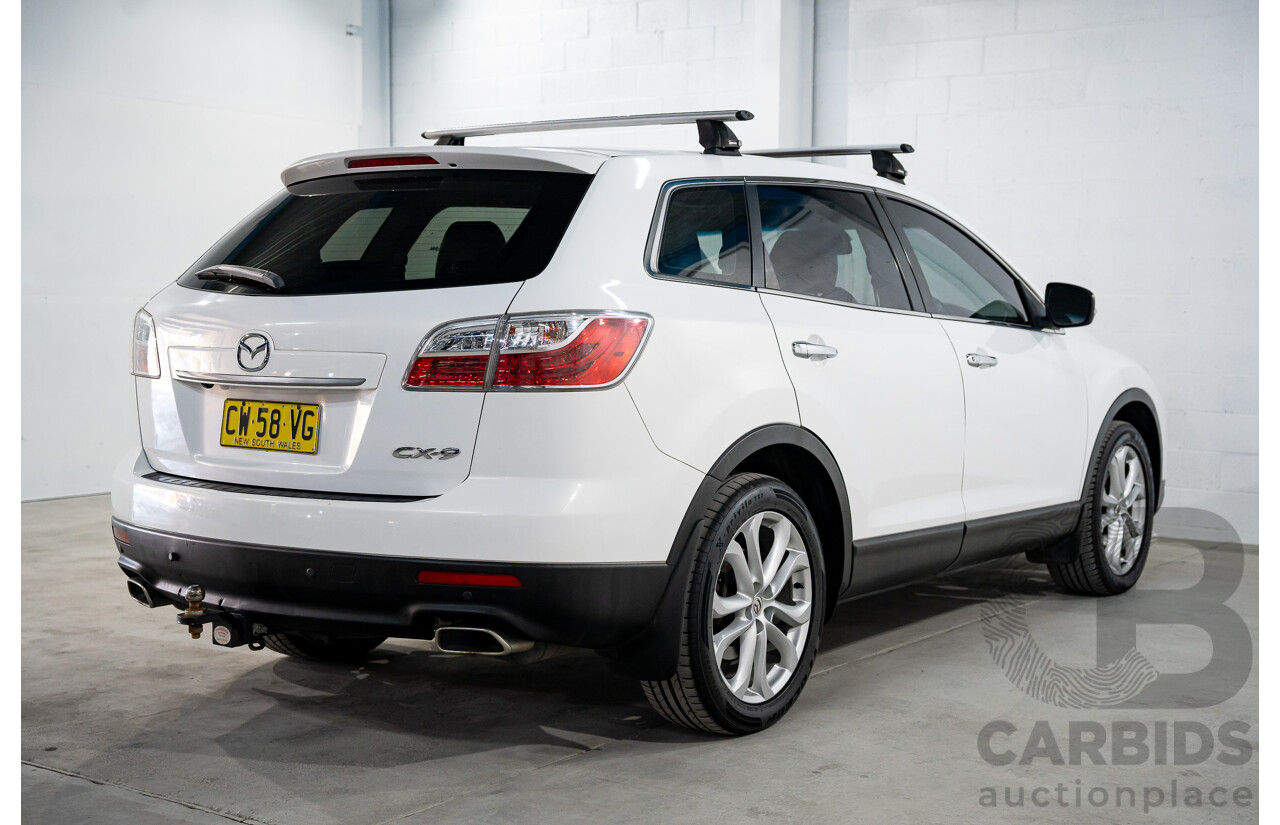 3/2012 Mazda Cx-9 Luxury MY10 Upgrade 4d Wagon Crystal White Pearl V6 3.7L - 7 Seater