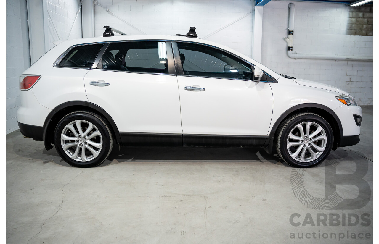 3/2012 Mazda Cx-9 Luxury MY10 Upgrade 4d Wagon Crystal White Pearl V6 3.7L - 7 Seater