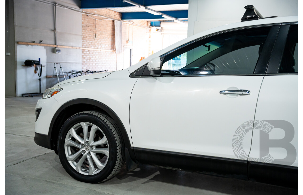 3/2012 Mazda Cx-9 Luxury MY10 Upgrade 4d Wagon Crystal White Pearl V6 3.7L - 7 Seater