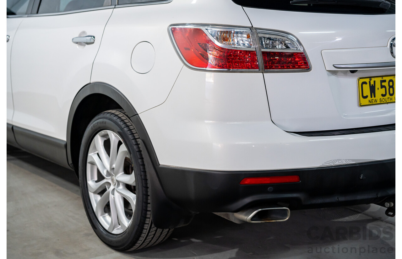 3/2012 Mazda Cx-9 Luxury MY10 Upgrade 4d Wagon Crystal White Pearl V6 3.7L - 7 Seater