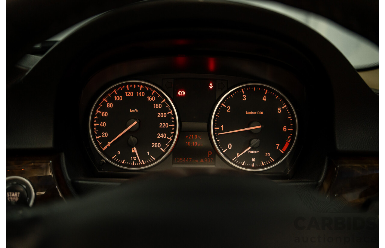 8/2009 BMW 320i Executive E90 MY09 4d Sedan Monaco Blue 2.0L