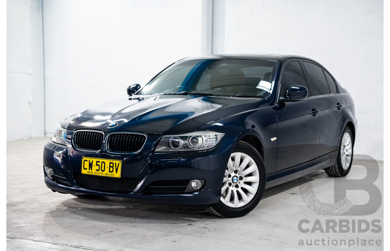 8/2009 BMW 320i Executive E90 MY09 4d Sedan Monaco Blue 2.0L
