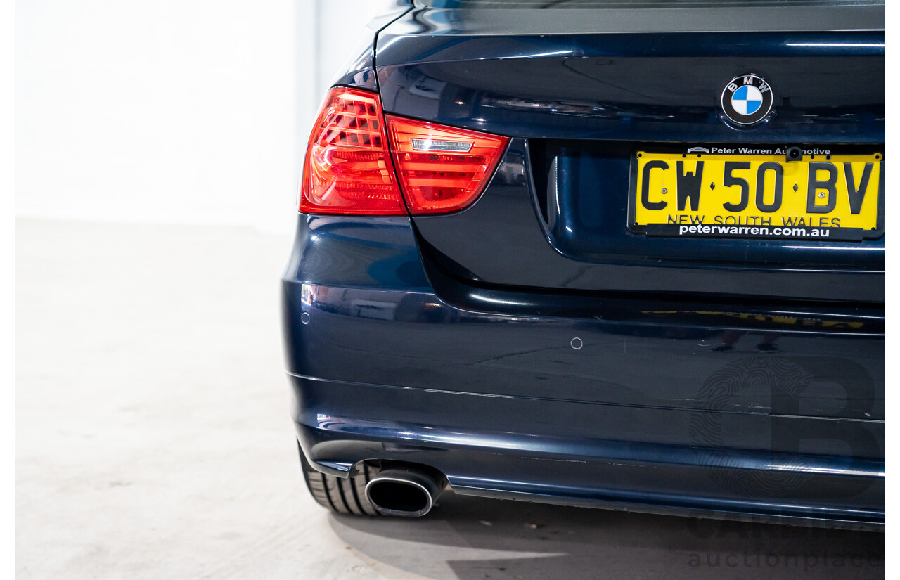 8/2009 BMW 320i Executive E90 MY09 4d Sedan Monaco Blue 2.0L