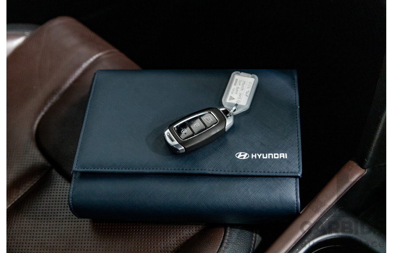 02/2020 Hyundai Santa Fe Highlander (4x4) TM MY20 4d Wagon Phantom Black Turbo Diesel 2.2L - 7 Seater