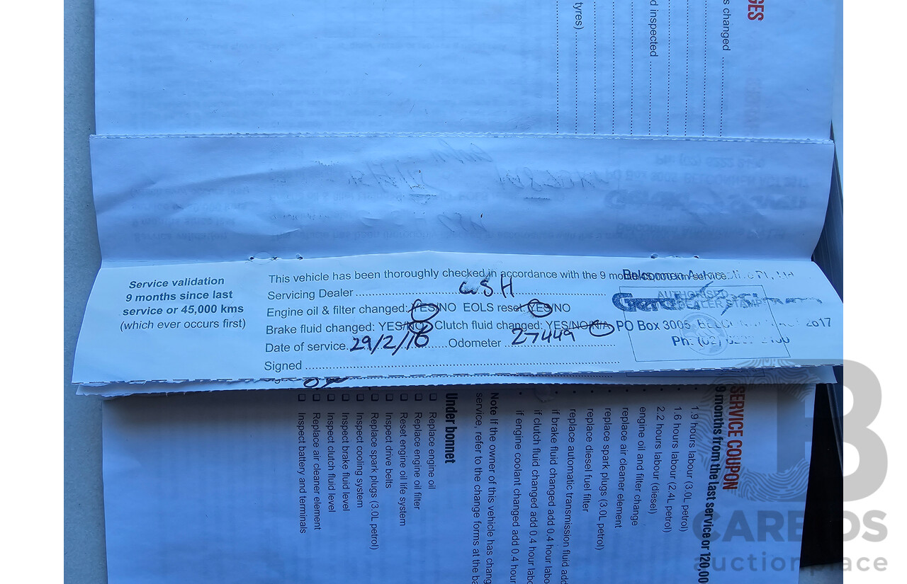 6/2013 Holden Captiva 7 SX (fwd) CG MY13 4d Wagon White 2.4L