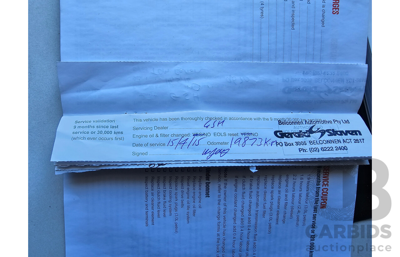 6/2013 Holden Captiva 7 SX (fwd) CG MY13 4d Wagon White 2.4L