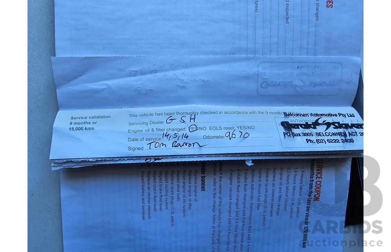 6/2013 Holden Captiva 7 SX (fwd) CG MY13 4d Wagon White 2.4L