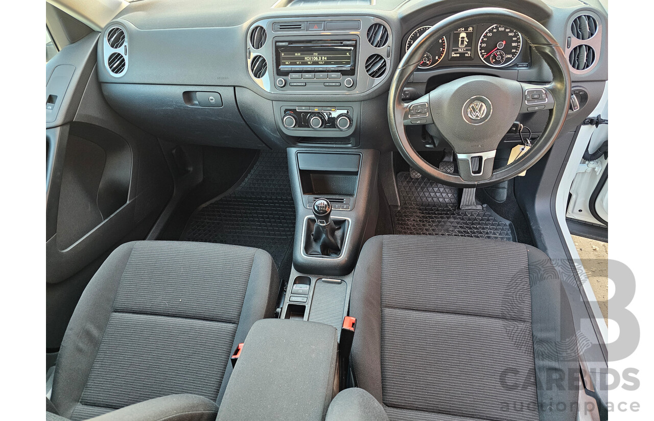 1/2013 Volkswagen Tiguan 118 TSI (4x2) 5NC MY12 4d Wagon White 1.4L