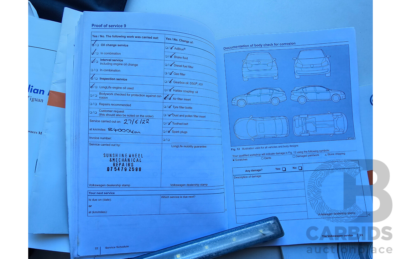 1/2013 Volkswagen Tiguan 118 TSI (4x2) 5NC MY12 4d Wagon White 1.4L