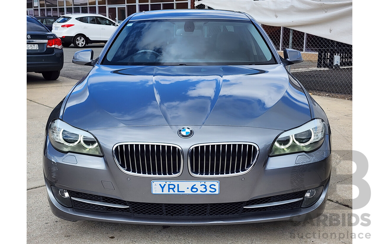 6/2010 BMW 5 28i F10 4d Sedan Silver Or Chrome 3.0L