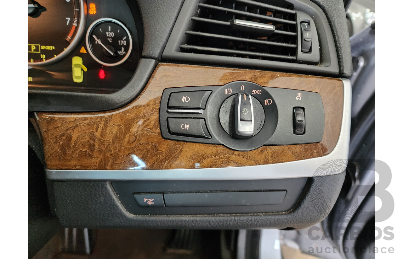 6/2010 BMW 5 28i F10 4d Sedan Silver Or Chrome 3.0L