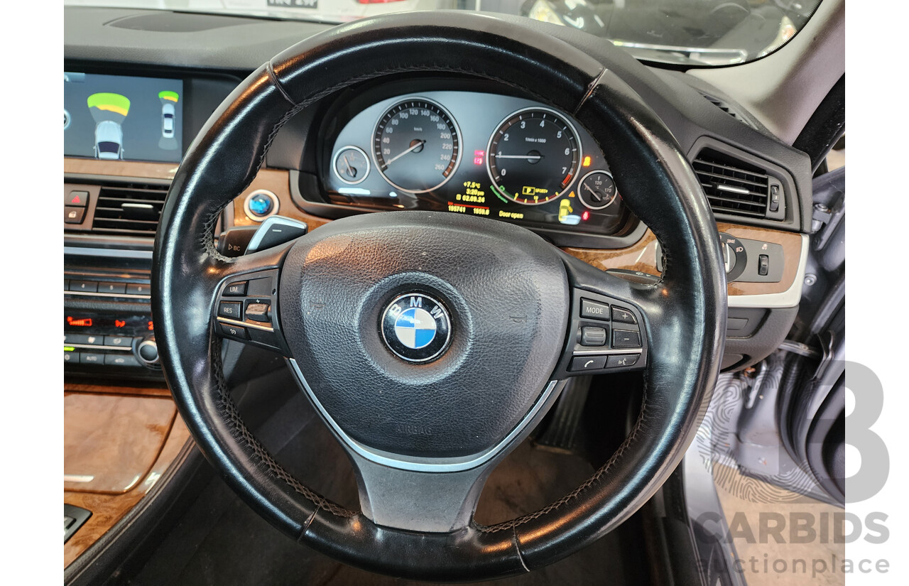 6/2010 BMW 5 28i F10 4d Sedan Silver Or Chrome 3.0L