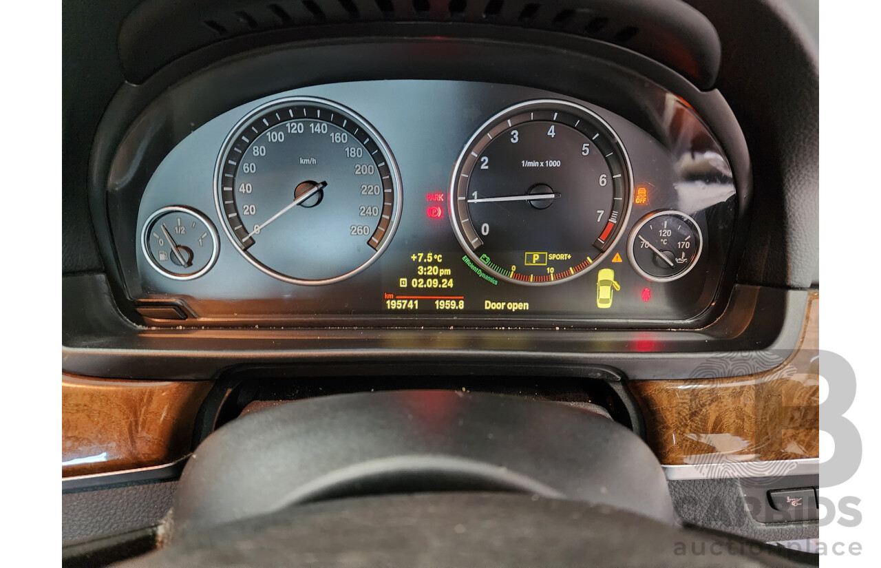 6/2010 BMW 5 28i F10 4d Sedan Silver Or Chrome 3.0L