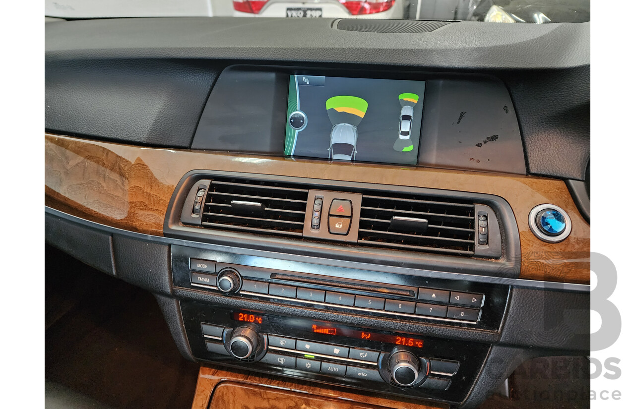 6/2010 BMW 5 28i F10 4d Sedan Silver Or Chrome 3.0L