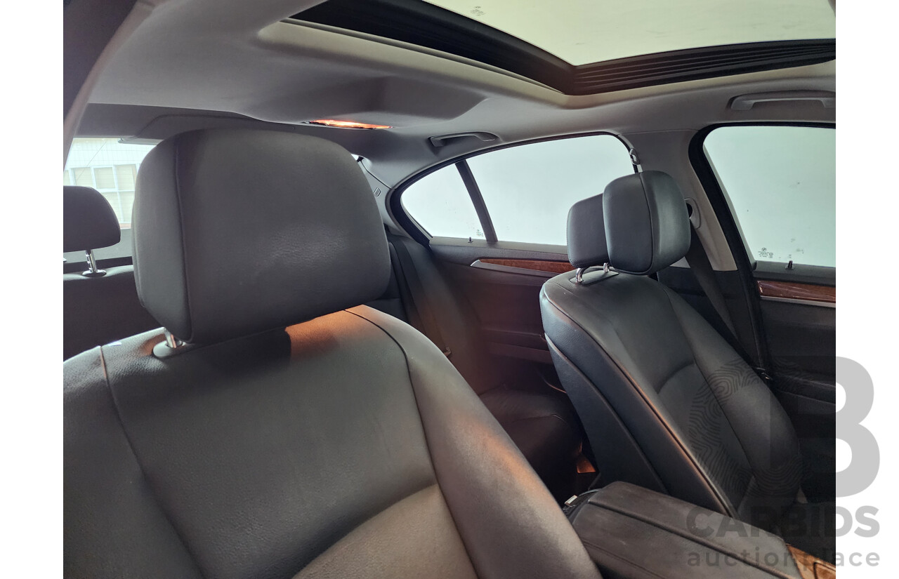 6/2010 BMW 5 28i F10 4d Sedan Silver Or Chrome 3.0L