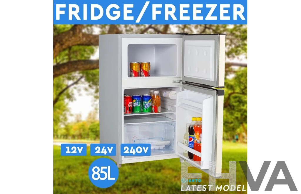 Mishto 85L Freezer Fridge 12V/24V/240V Camping, Car, Boating, Caravan Bar Fridge - Brand New