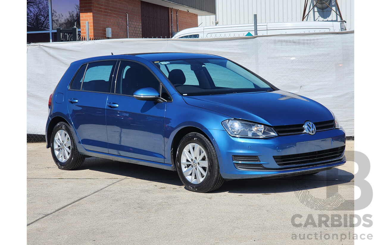 3/2017 Volkswagen Golf 92 TSI Trendline AU MY16 5d Hatchback Blue 1.4L