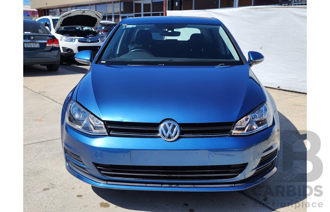 3/2017 Volkswagen Golf 92 TSI Trendline AU MY16 5d Hatchback Blue 1.4L
