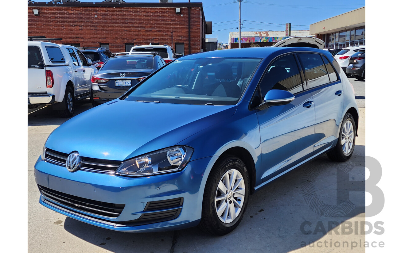3/2017 Volkswagen Golf 92 TSI Trendline AU MY16 5d Hatchback Blue 1.4L