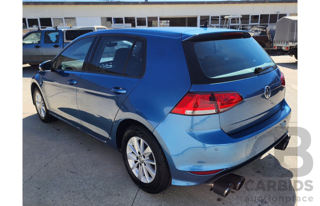 3/2017 Volkswagen Golf 92 TSI Trendline AU MY16 5d Hatchback Blue 1.4L