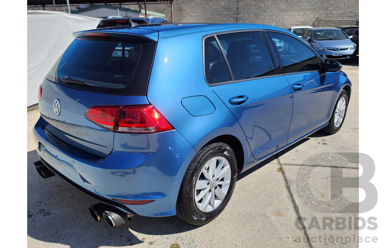 3/2017 Volkswagen Golf 92 TSI Trendline AU MY16 5d Hatchback Blue 1.4L