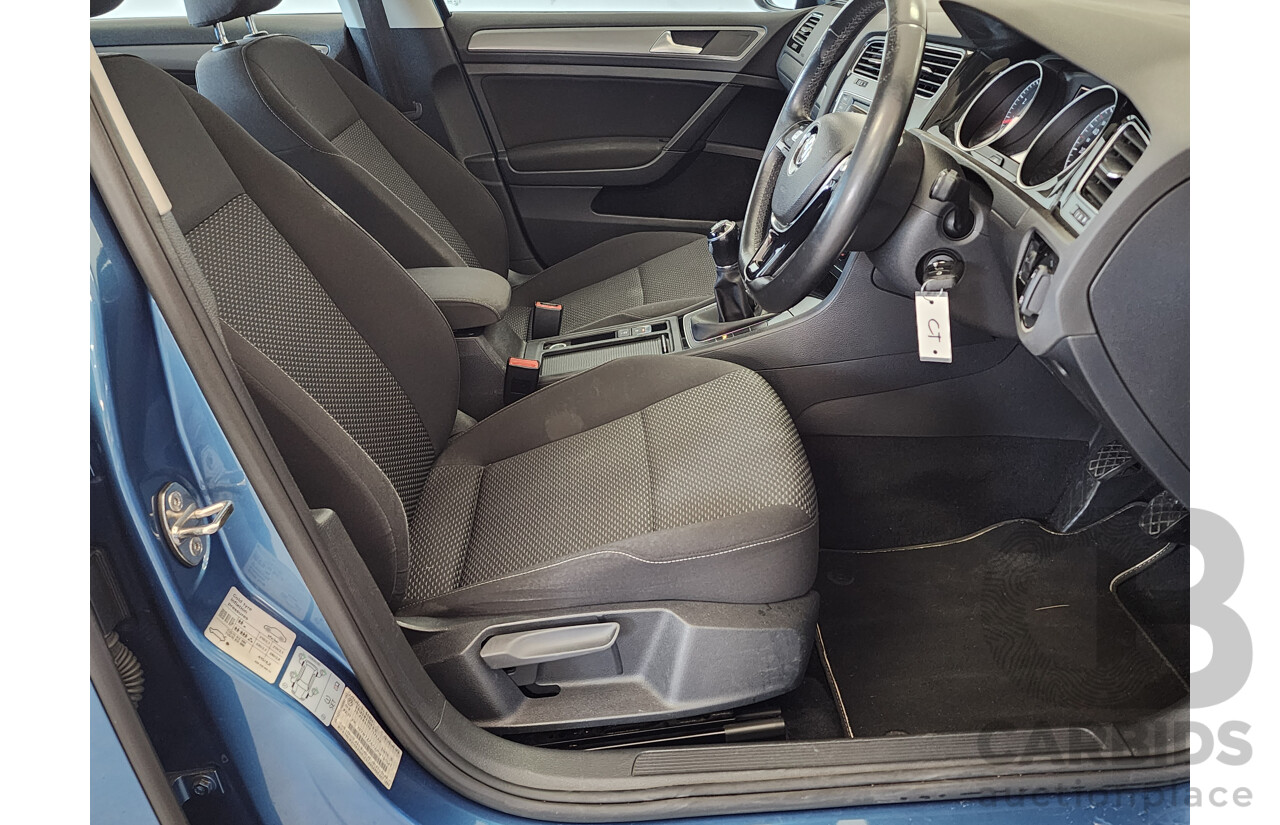 3/2017 Volkswagen Golf 92 TSI Trendline AU MY16 5d Hatchback Blue 1.4L